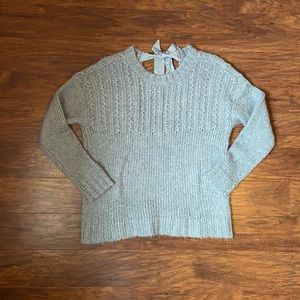 NWT Aerie Open Back Tie Sweater
